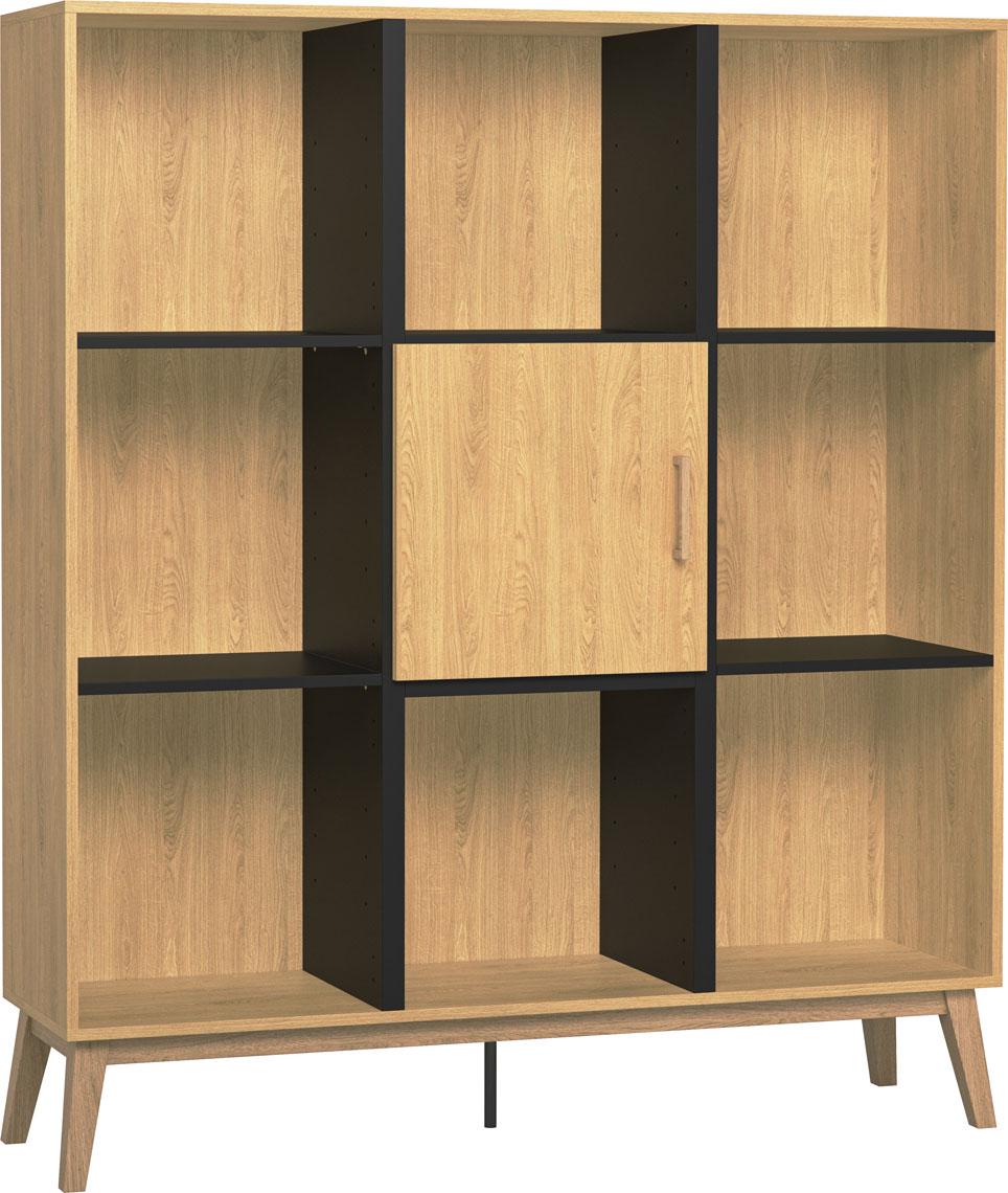 Triple low bookcase 3x3 Creative