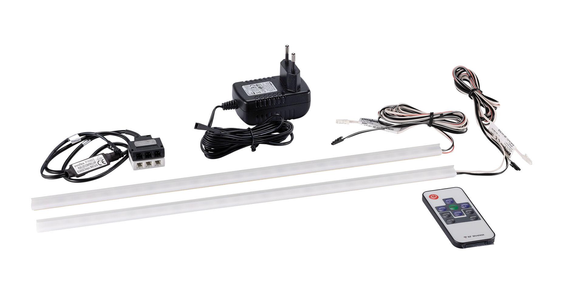 RGB LED backlight with remote control, 2 pt white set Young Users