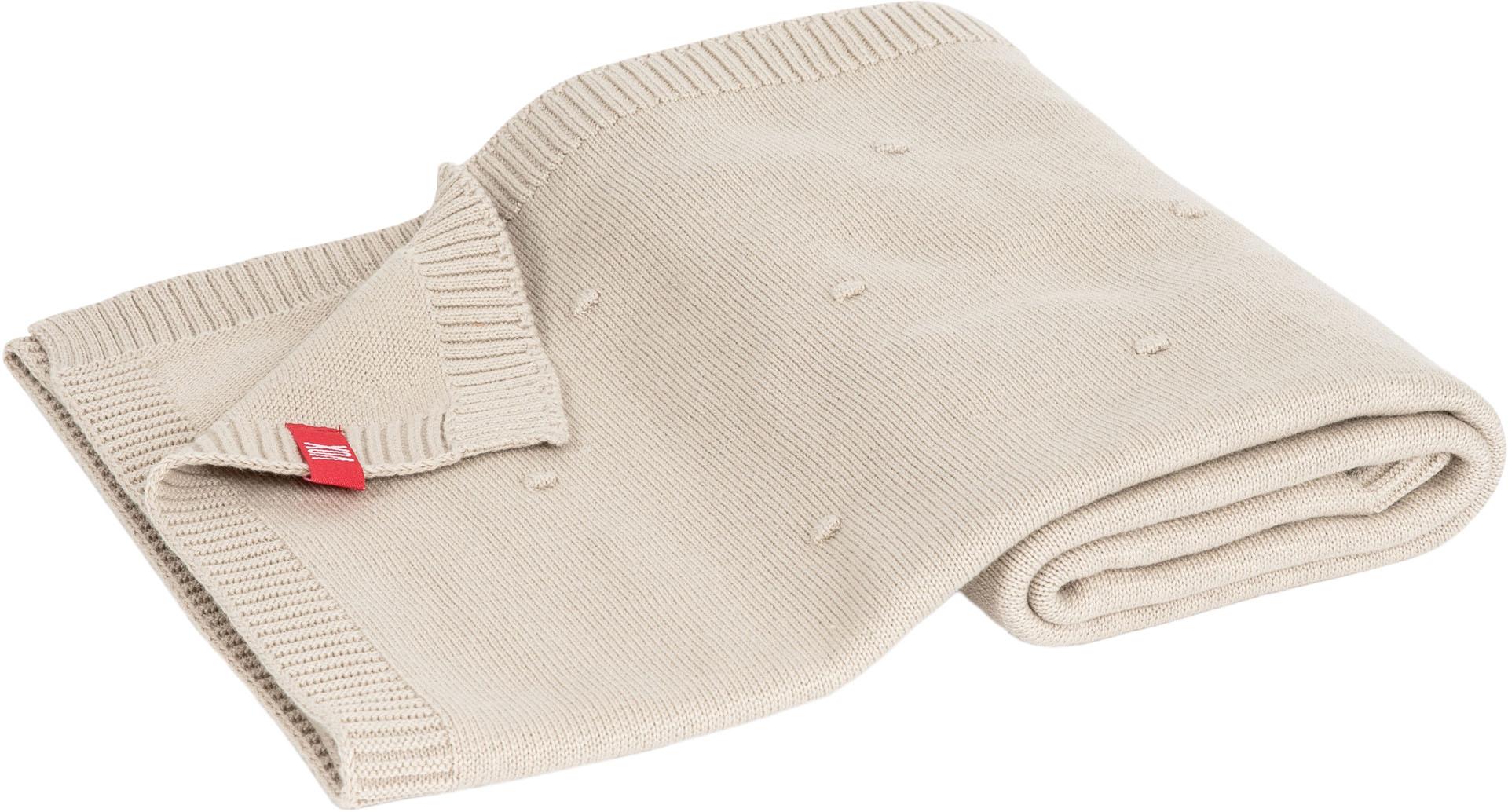 Couverture en coton PURE beige