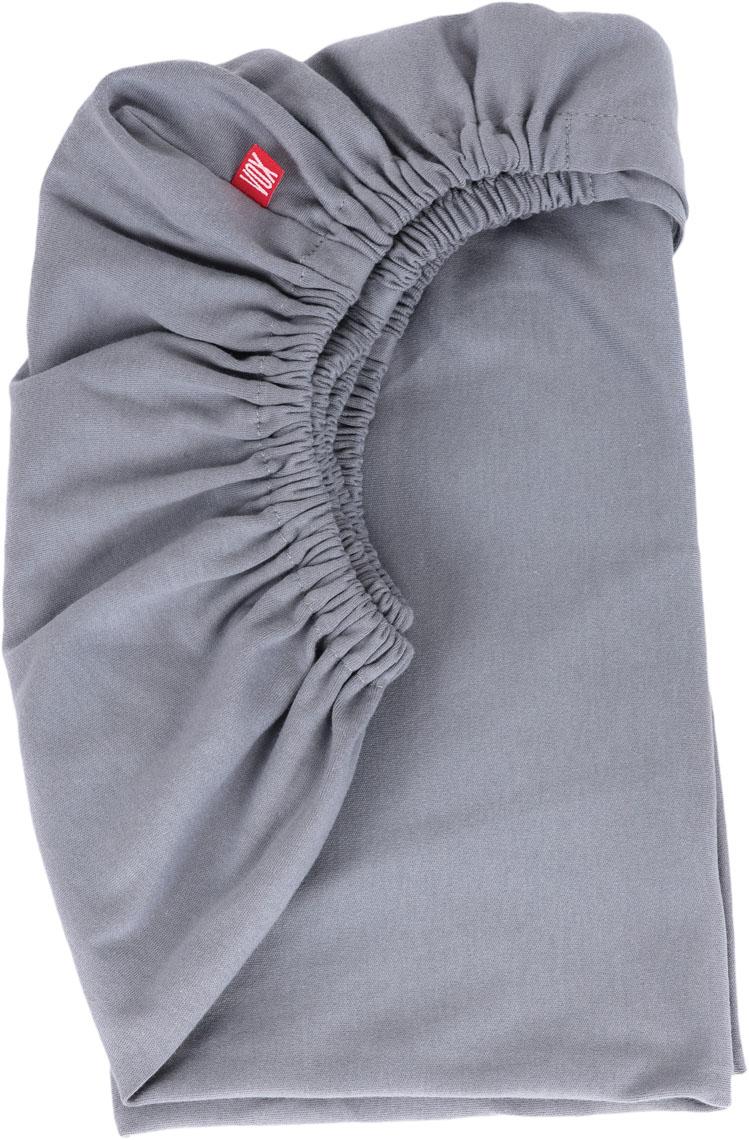 Spannbettlaken PURE 70X140 cm - grau