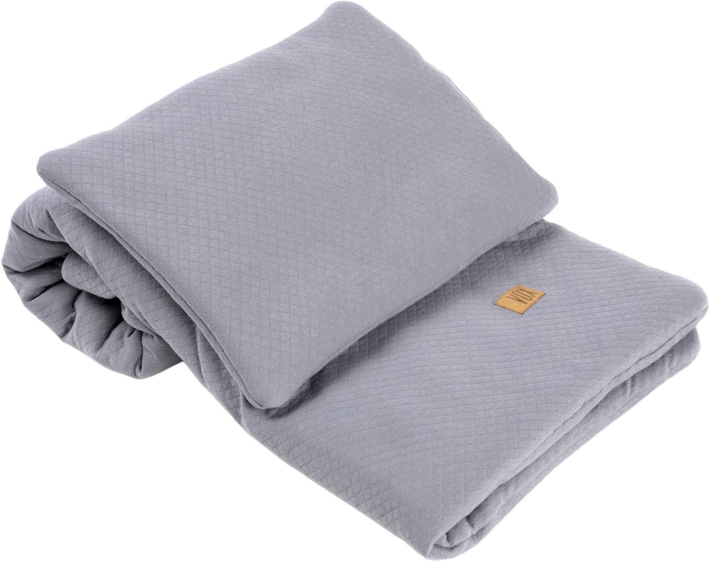 Bettwäsche Baumwoll PURE- Farbe Grau