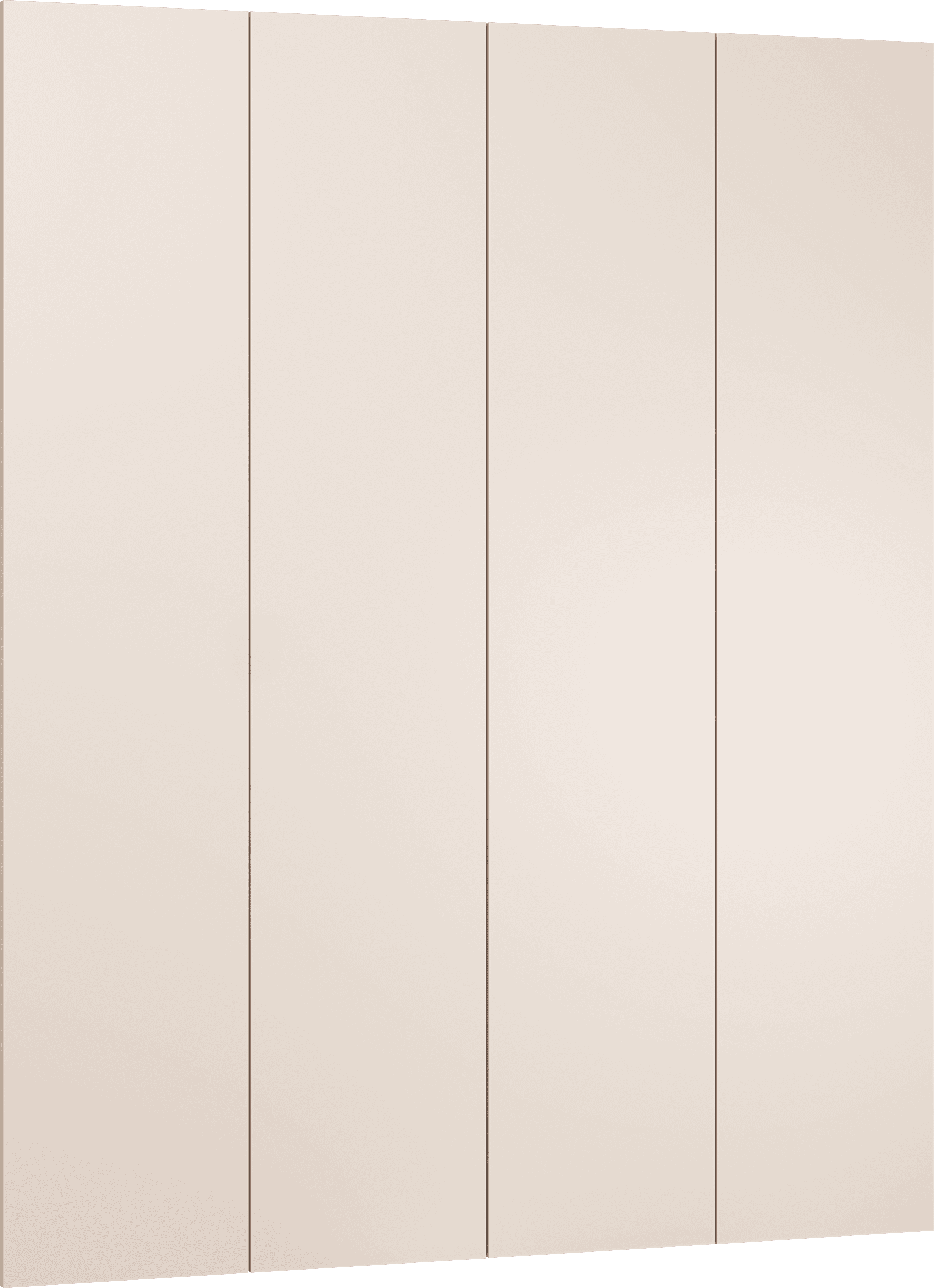 Fronts of 4-door closet Simple