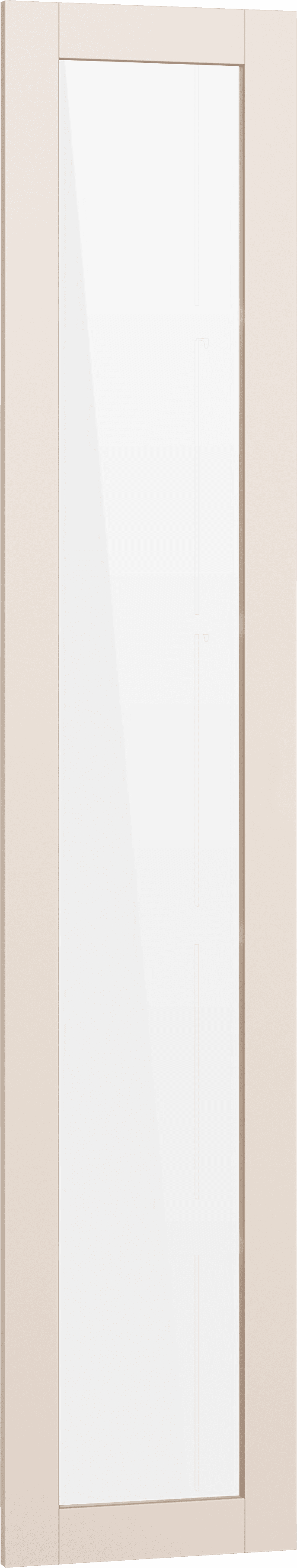 Fronts of narrow showcase Simple