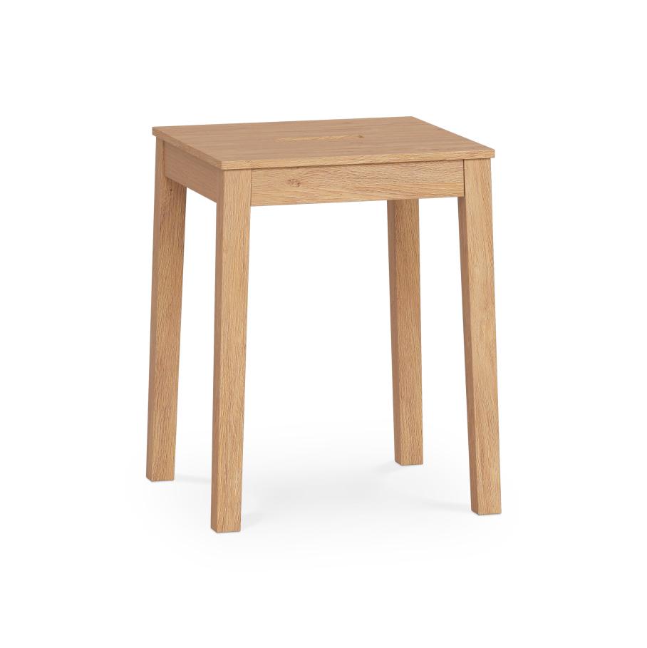 Oak stool Simple