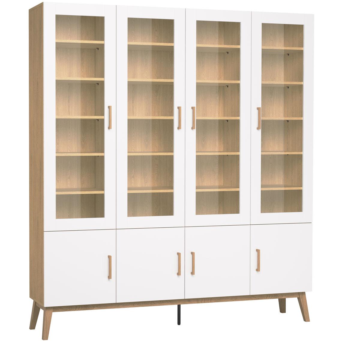 Quadruple high bookcase 4x4 Creative