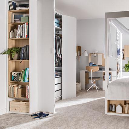 Seitenregal für 4-türigen Kleiderschrank 4 You Projekt