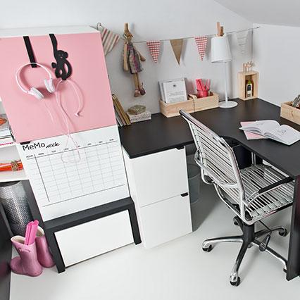 Chest of drawers with base 53x53 and drawer Young Users arrangement