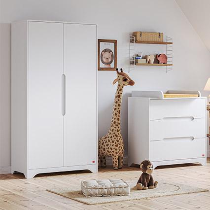 2-door wardrobe Ova by VOX arrangement