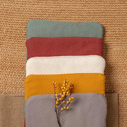 Parure de lit en coton PURE - couleur bordeaux Arrangement