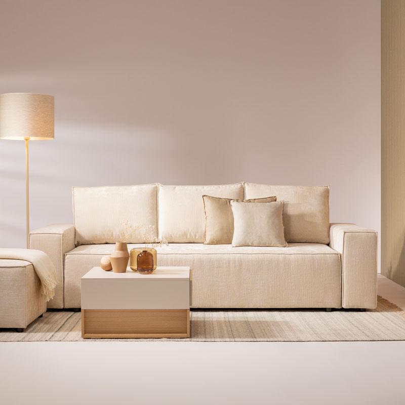 3-seater sofa with sleeping function Nilla arrangement