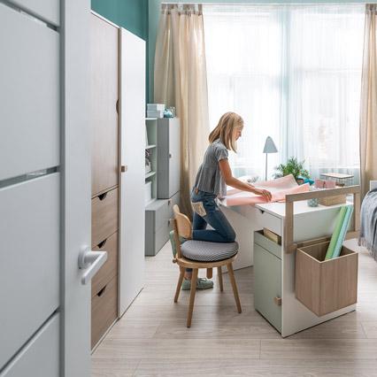 3-door wardrobe Stige arrangement