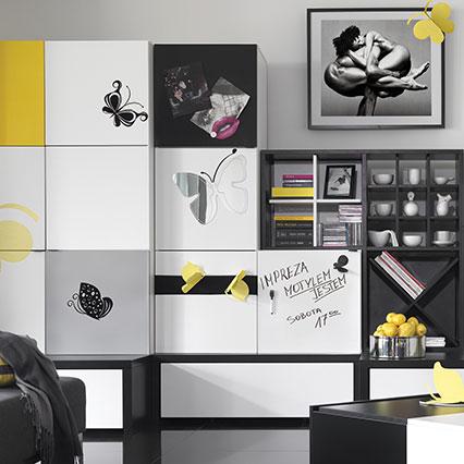 1-türiger Kleiderschrank Young Users Projekt