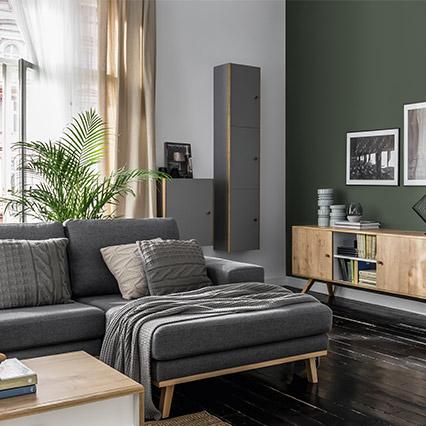 Schmaler Hängeschrank Nature Projekt