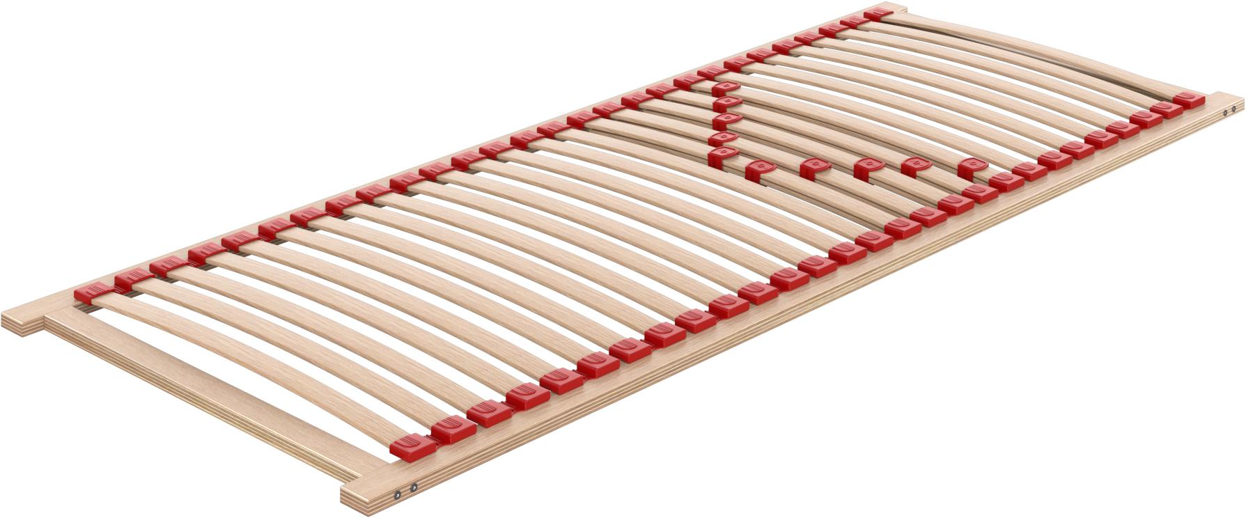 Holzlattenrost mit flexiblen Leisten Solid