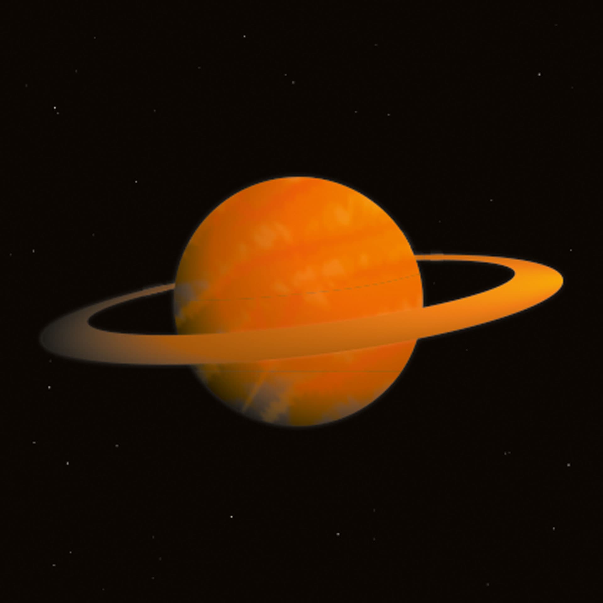 Metal front overlay Cosmos Saturn