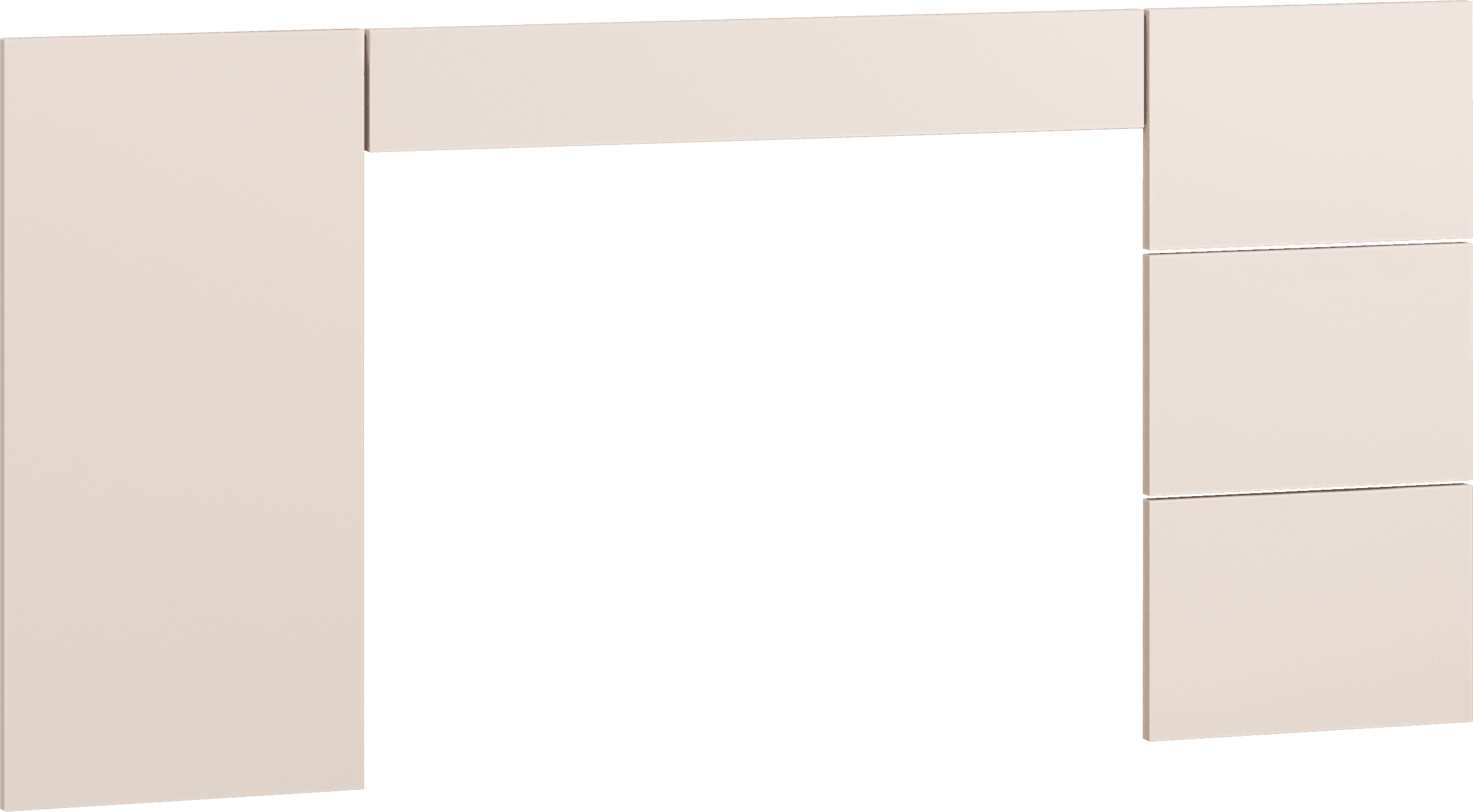 Fronten für Schreibtisch 140 Simple