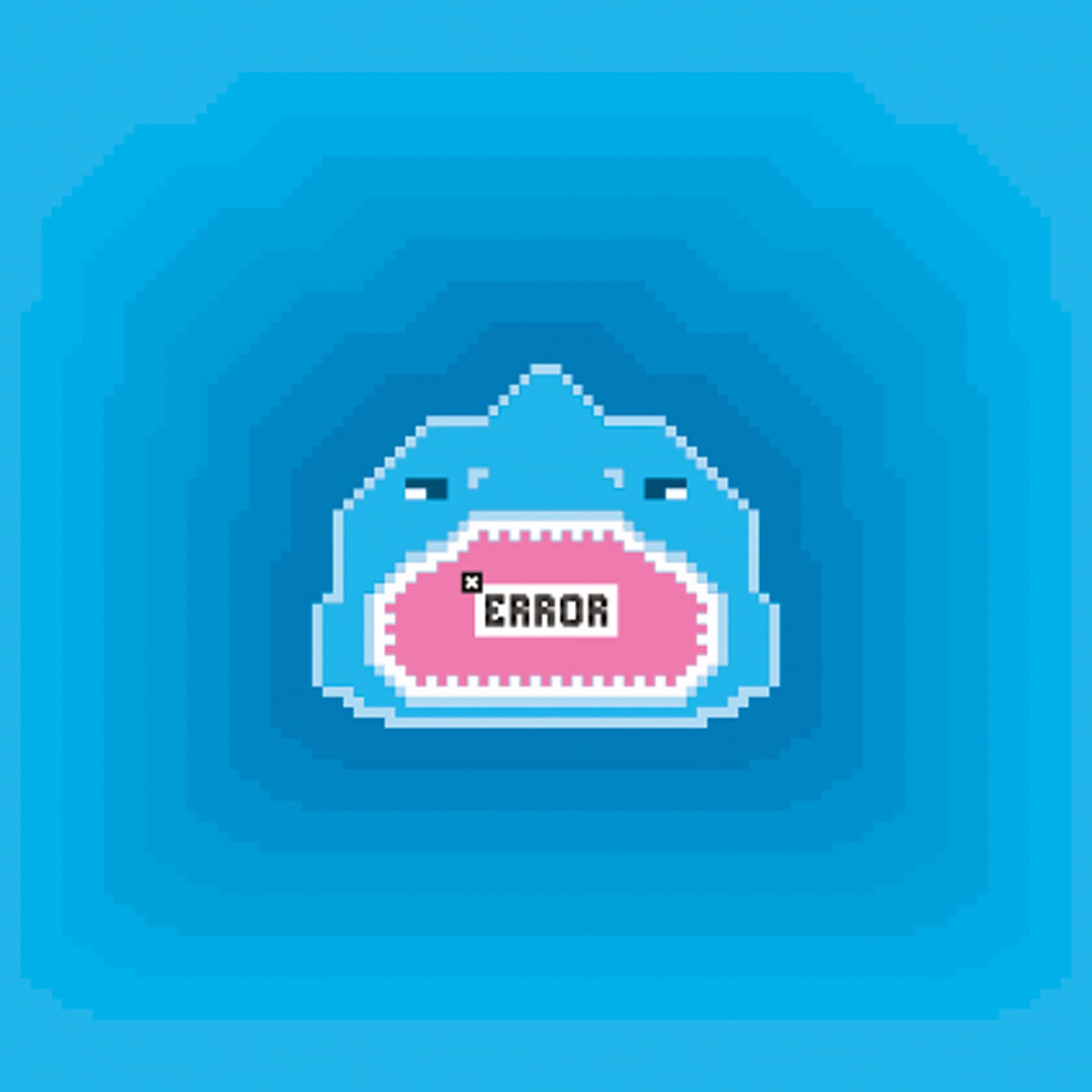 Metal front overlay Pixel Shark