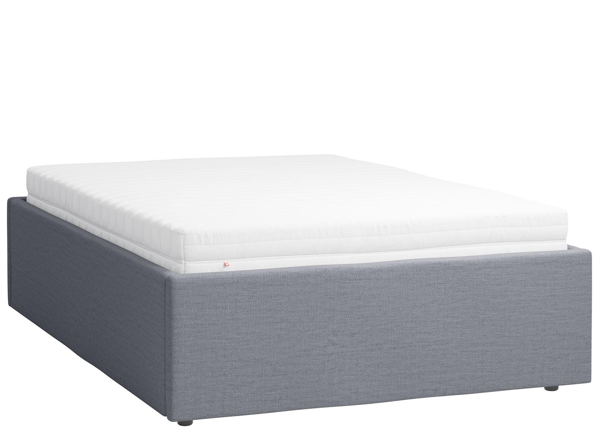 Upholstered bed with large container 140x200 Basic