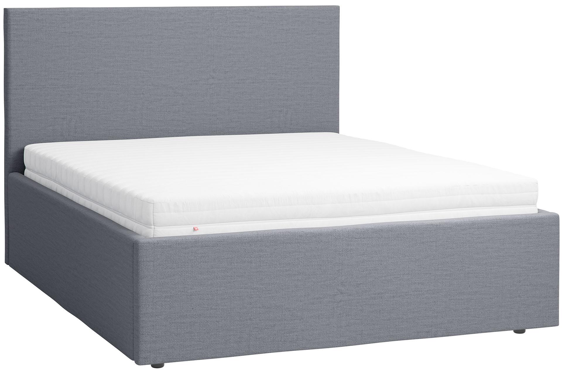 Lit rembourré avec grand coffre de rangement 160x200 Puric