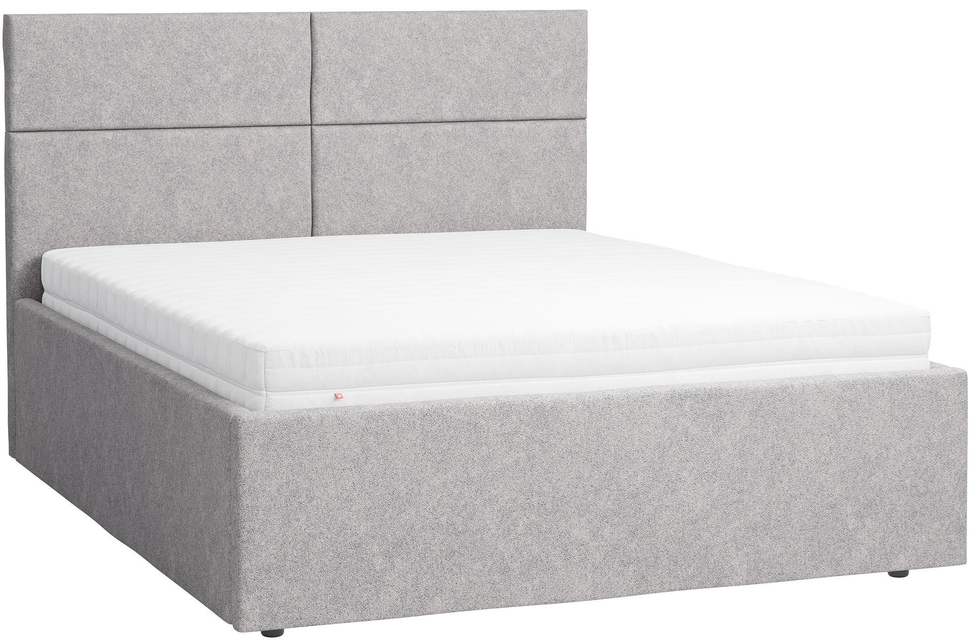 Upholstered bed with large storage 160x200 Quatro