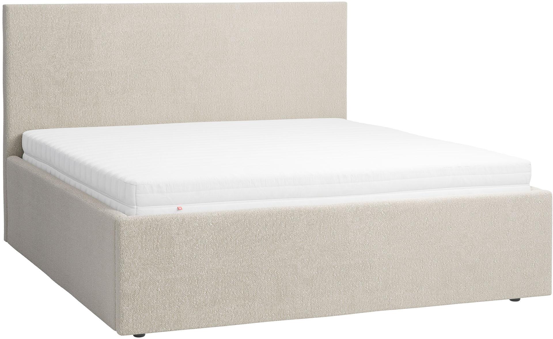 Lit rembourré avec grand coffre de rangement 180x200 Puric