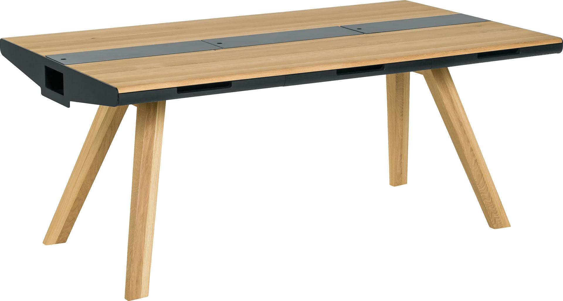 Table avec tiroirs Nature