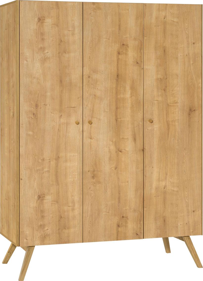 3-türiger Kleiderschrank Nature