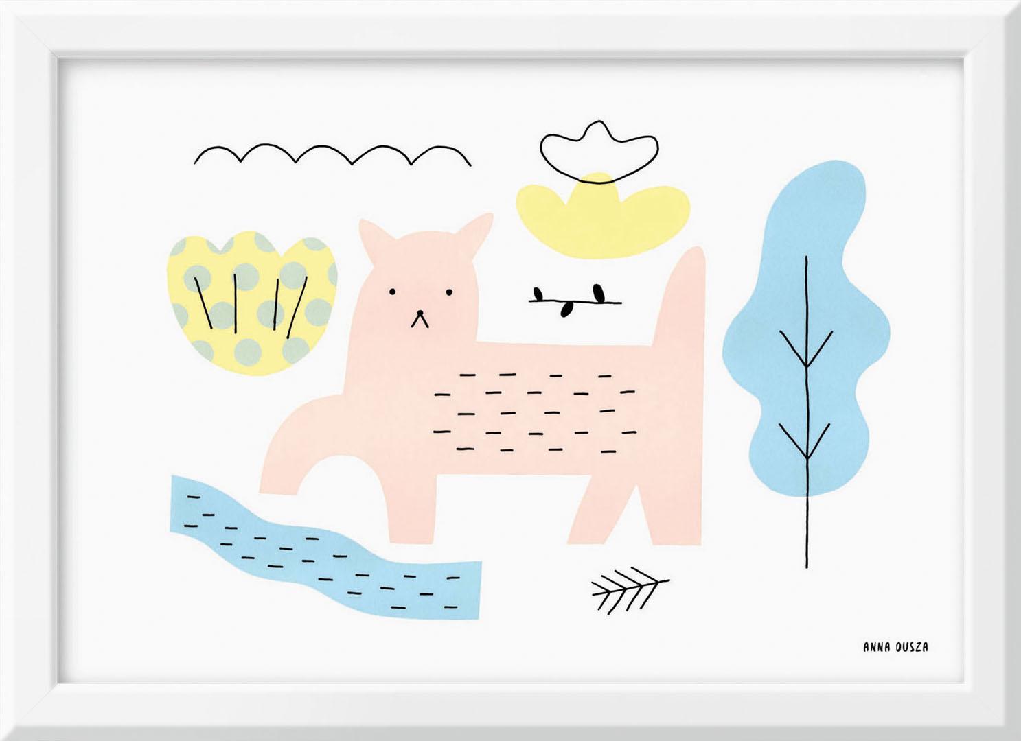 Painting Baby CAT - A. Dusza for Vox