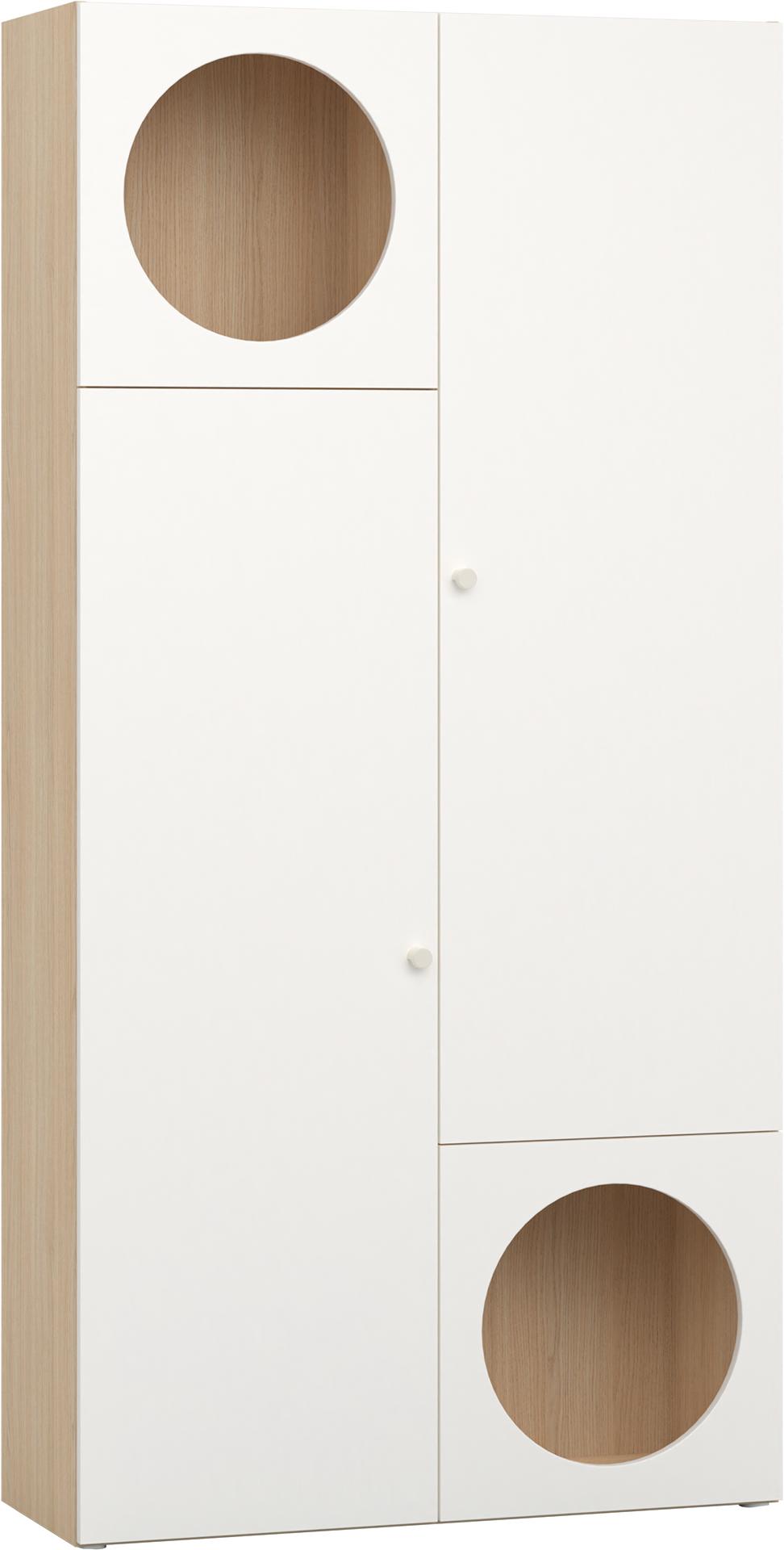 Wide bookcase with front arrangement 5 Reli