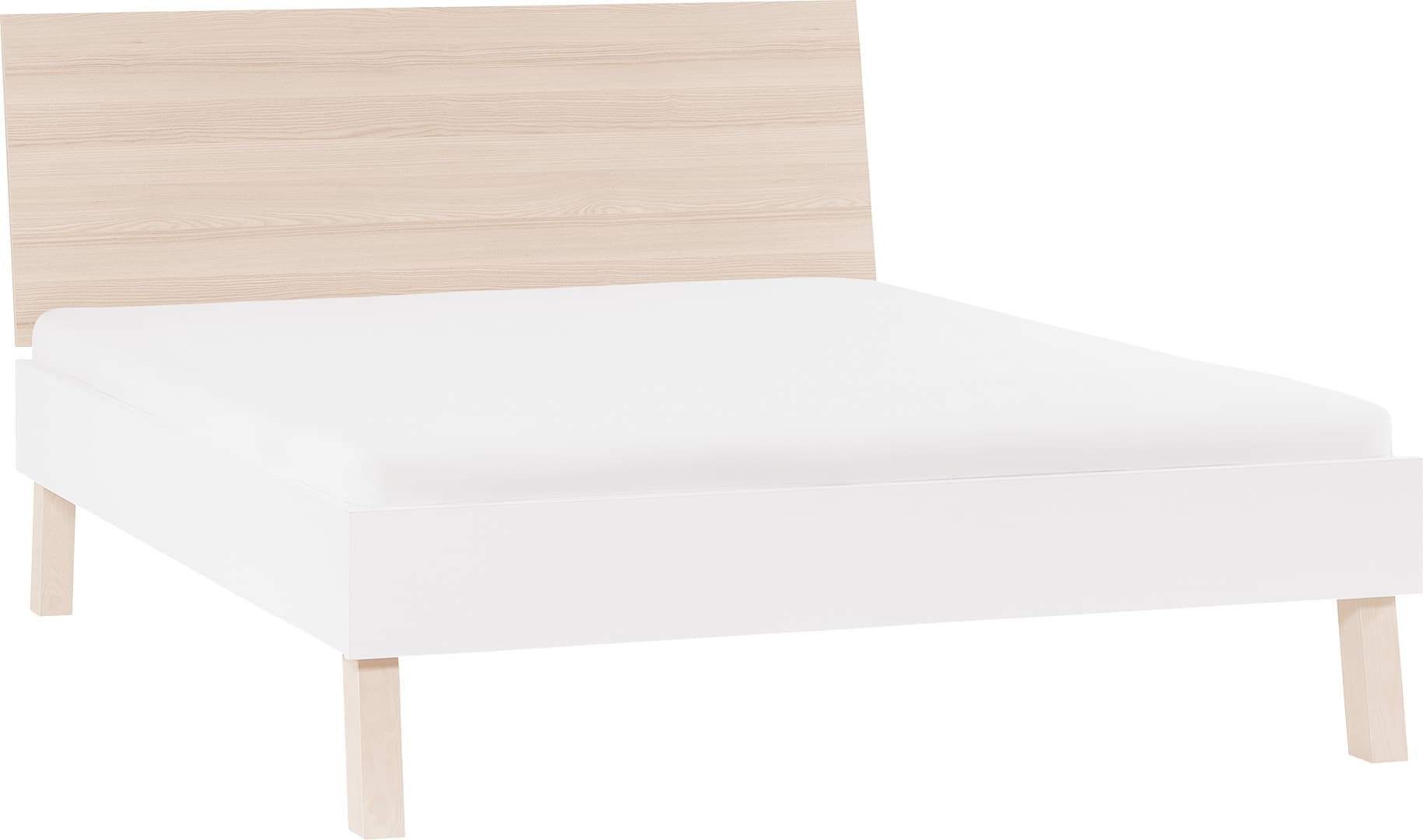 Double bed with flat headboard Spot