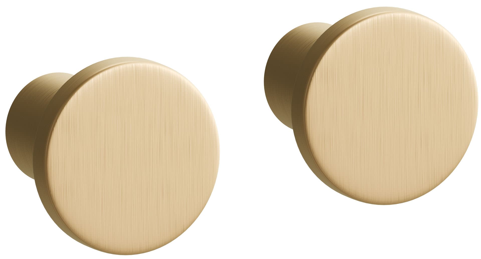 Gold metal knob 2 pcs Stor