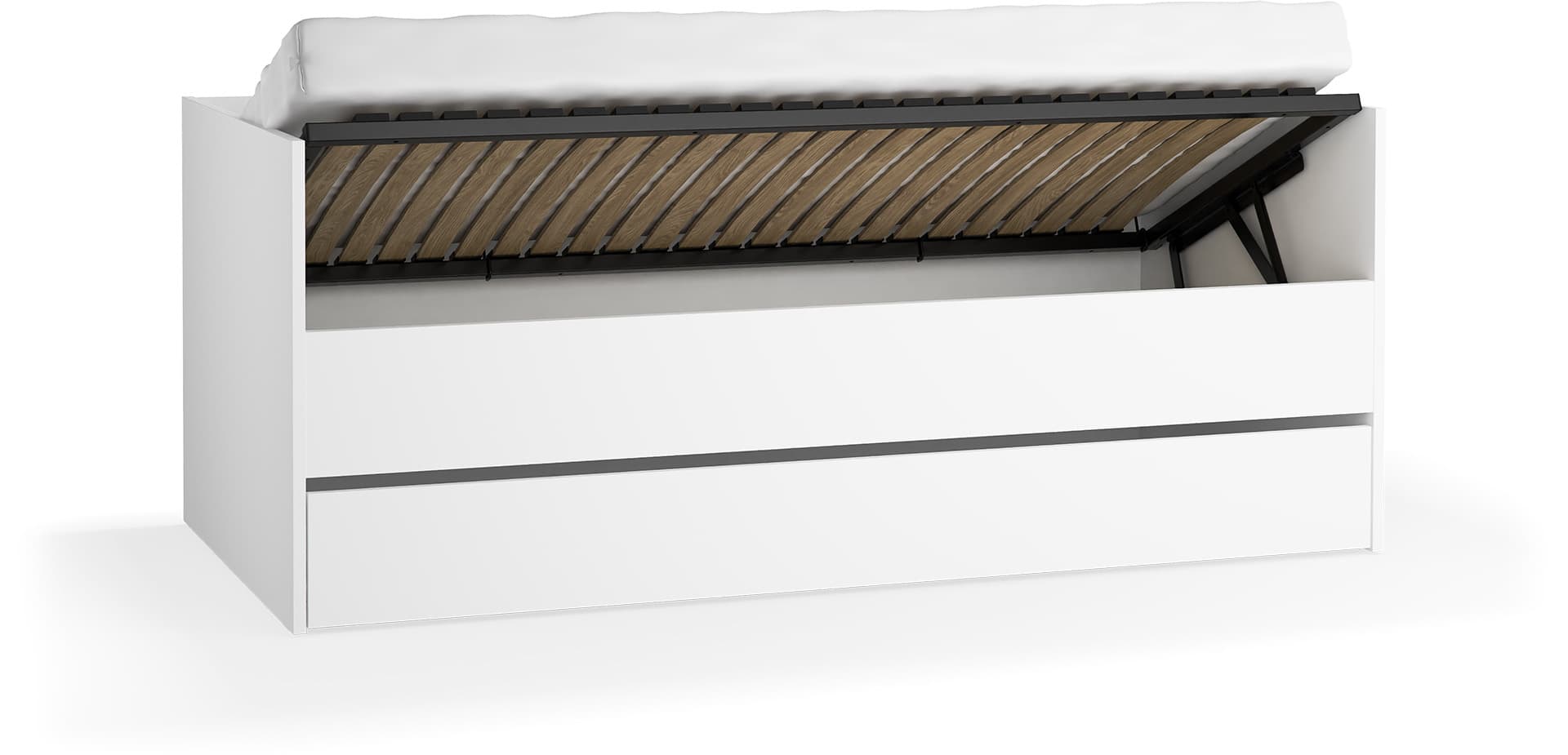 Sofa with lift-up frame and cover panel Young Users Next