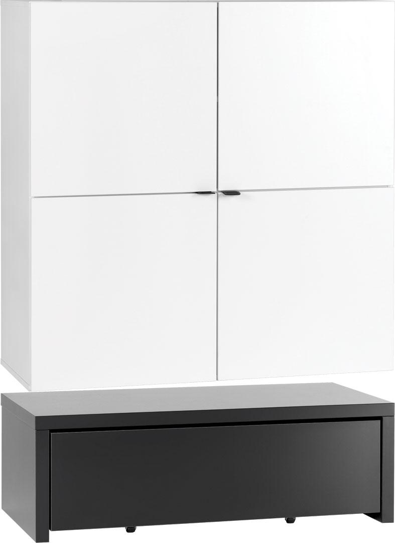 Kommode, breit, mit Podestelement 106x53 mit Schublade Young Users