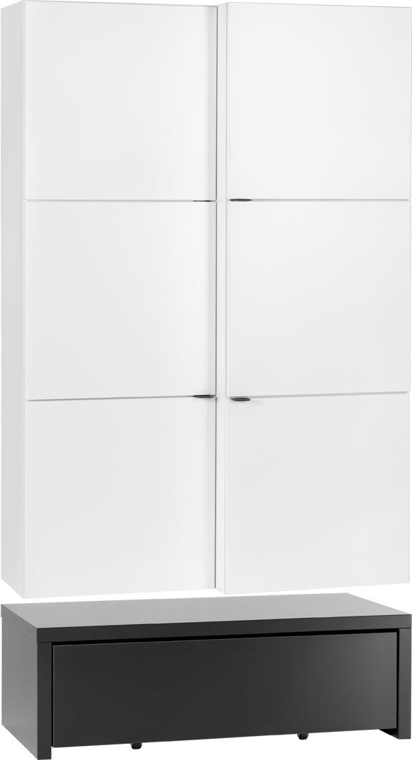 Regal mit Türen mit Podestelement 106x53 mit Schublade Young Users
