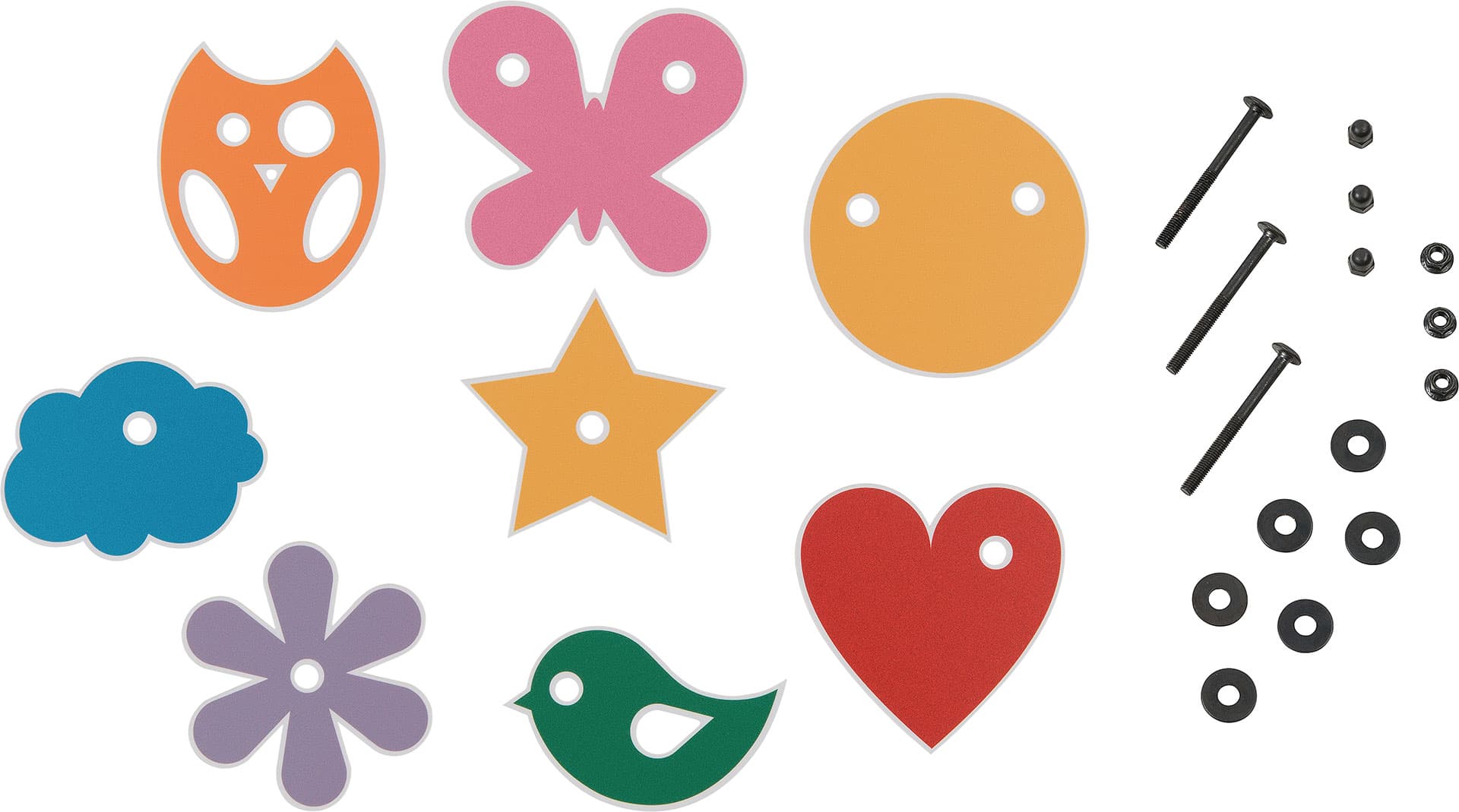 Satz Dekorationselemente Smart