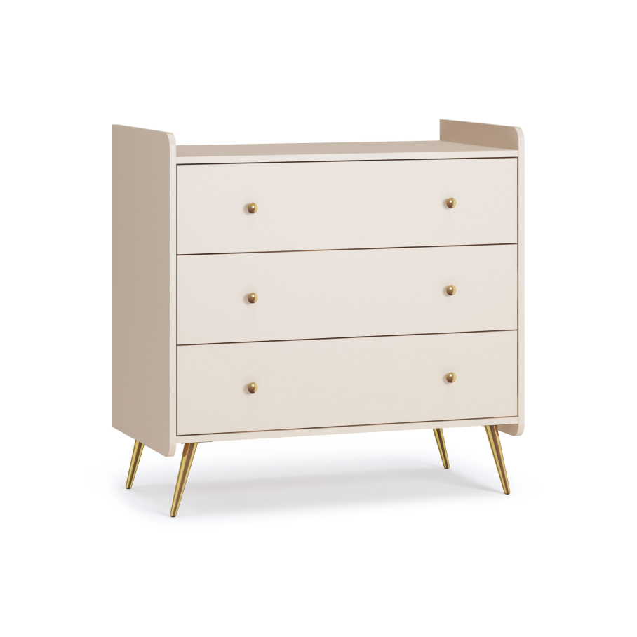 Commode 3 tiroirs Lunea