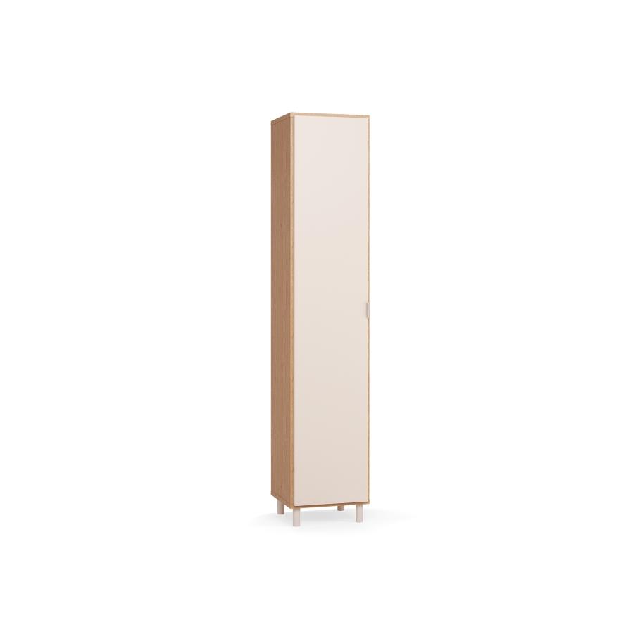 Narrow single bookcase closed Simple