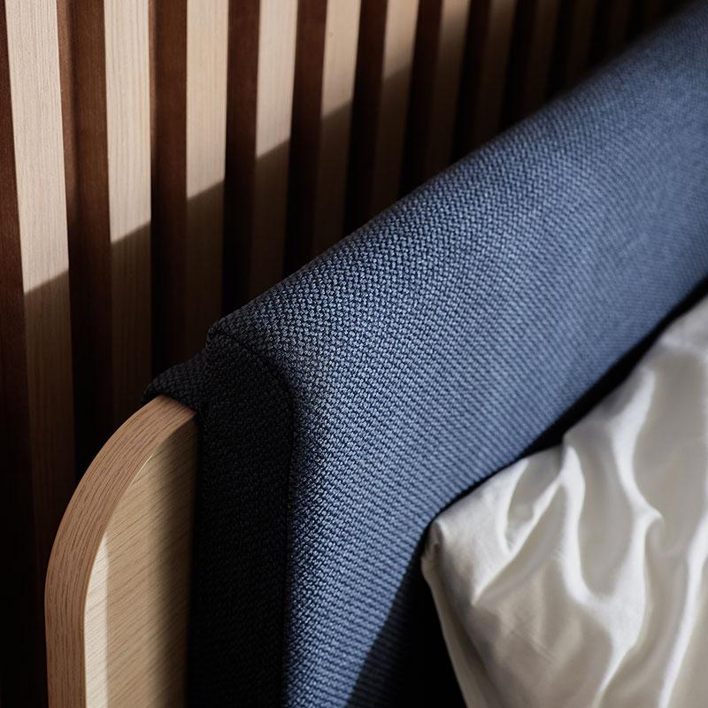 Coussin de dossier pour lit avec appui-tête droit 120x200 OMM Arrangement