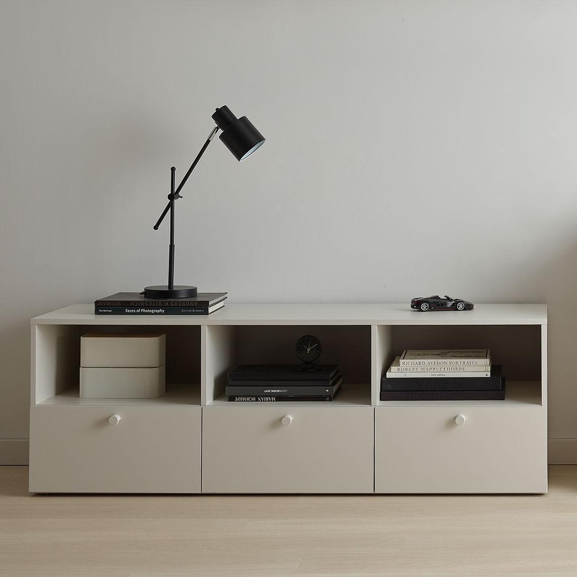 meuble TV large Reli Arrangement