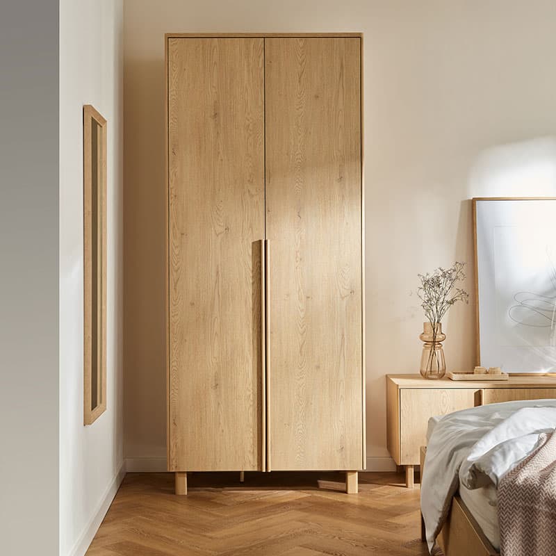 2-door wardrobe with lighting Well arrangement