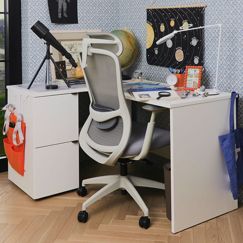 Left corner desk Young Users Next arrangement