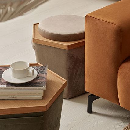 Pouf Doppio Arrangement