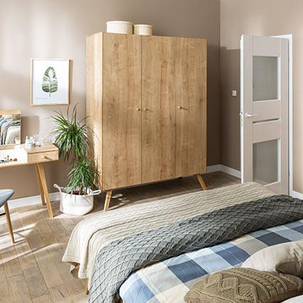 3-türiger Kleiderschrank Nature Projekt