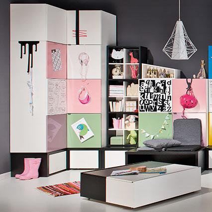 Aufsatz für Eckkleiderschrank Young Users Projekt