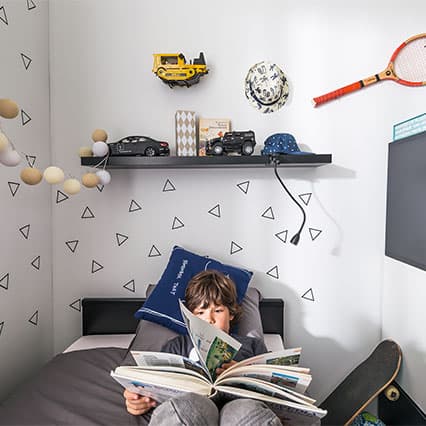 Straight shelf Young Users Eco arrangement