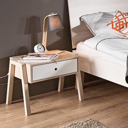 Nachttisch/Schemel mit Schublade Spot Young Projekt