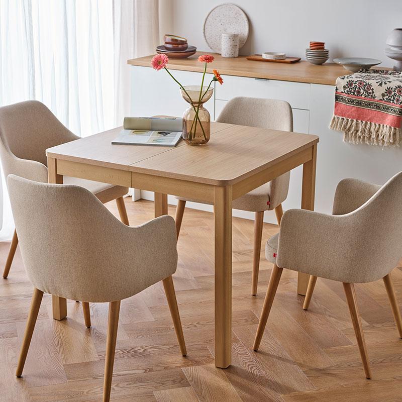 table extensible carrée Konso Arrangement
