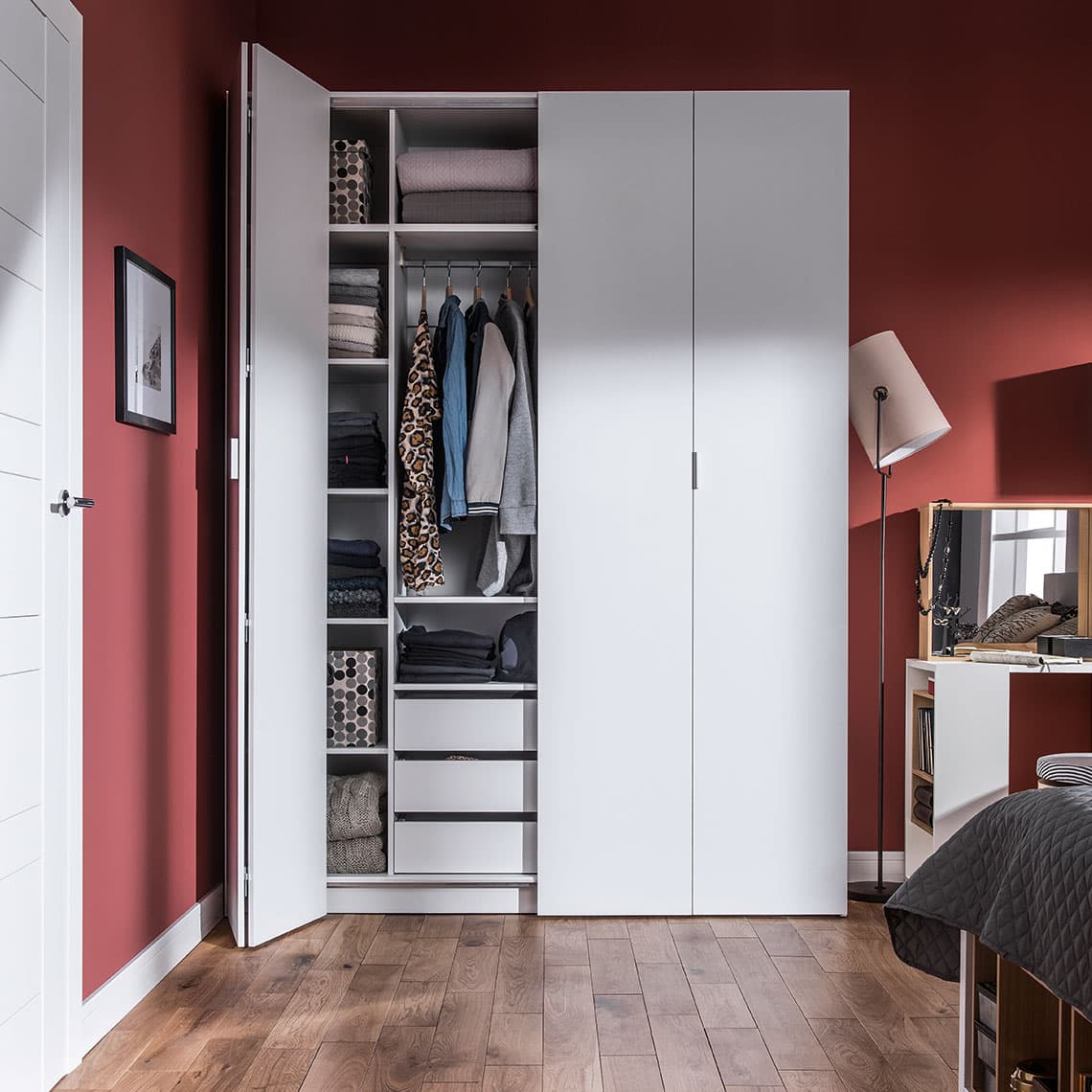 4-door wardrobe 4 You arrangement