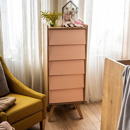 Kommode mit 5 Schubladen Vintage Projekt