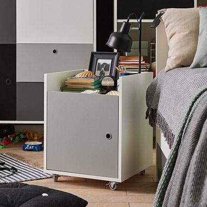 Container for desk Concept arrangement